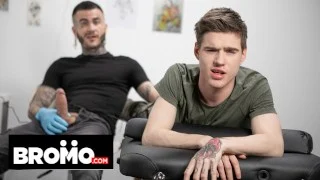 BROMO – Super-Hot Tatted Guy Fly Tatem Shoves His Big Cock Deep Inside Lev Ivankov’s Tight Ass