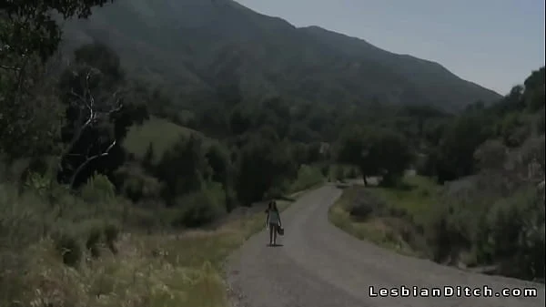 Brunette Adriana Chechik gives redhead Elle Alexandra a ring as a sign of friendship then Elle dives in and sucks on her clit and shoves tongue