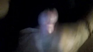 Fucking my ass with a toothbrush and masturbating doggy style