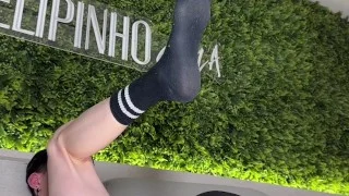 I met my neighbor again, and he filled my ass with cum