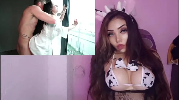 Masturbandome con la tetona lola cogiendo y mamando verga rusa