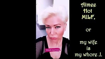 Meet the cool mature bitch Aimee Hot MILF: a faithful wife, caring parent of four offspring and the most depraved whore in bed!