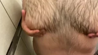 My Moobs in the Shower