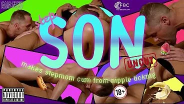 Stepson Makes Stepmom Cum from Nipple Licking 3