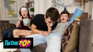 TWINKPOP – Joey Mills Sneaks Off With Jake Preston To The Kitchen While His GF Is Waiting For Them
