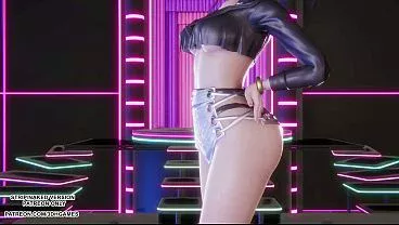 [MMD]  HWASA – NA – Akali Sexy Kpop Dance League of Legends Hentai Uncensored 4K 60FPS