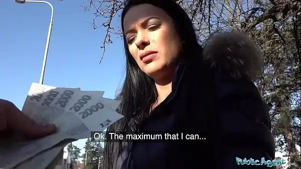 public agent quick sex with sexy tight pussy hottie with large round boobs